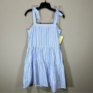 Derek Heart women’s summer dress size large striped pattern 100% cotton